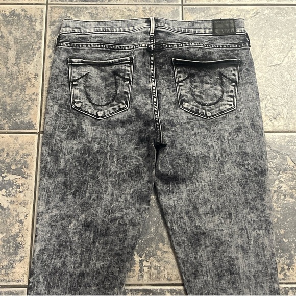 Women’s True Religion Jeans Size 31 Halle Mid Rise Super Skinny Made In … - Picture 7 of 9